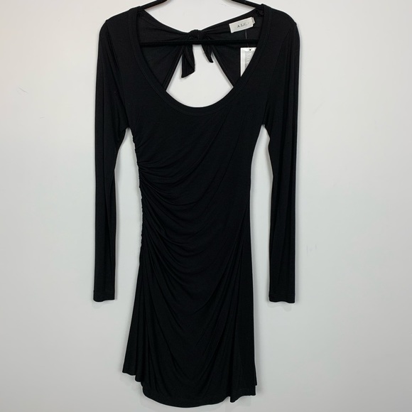 NWT A.L.C. x Intermix Freya Tie Back Mini Dress - Picture 3 of 6